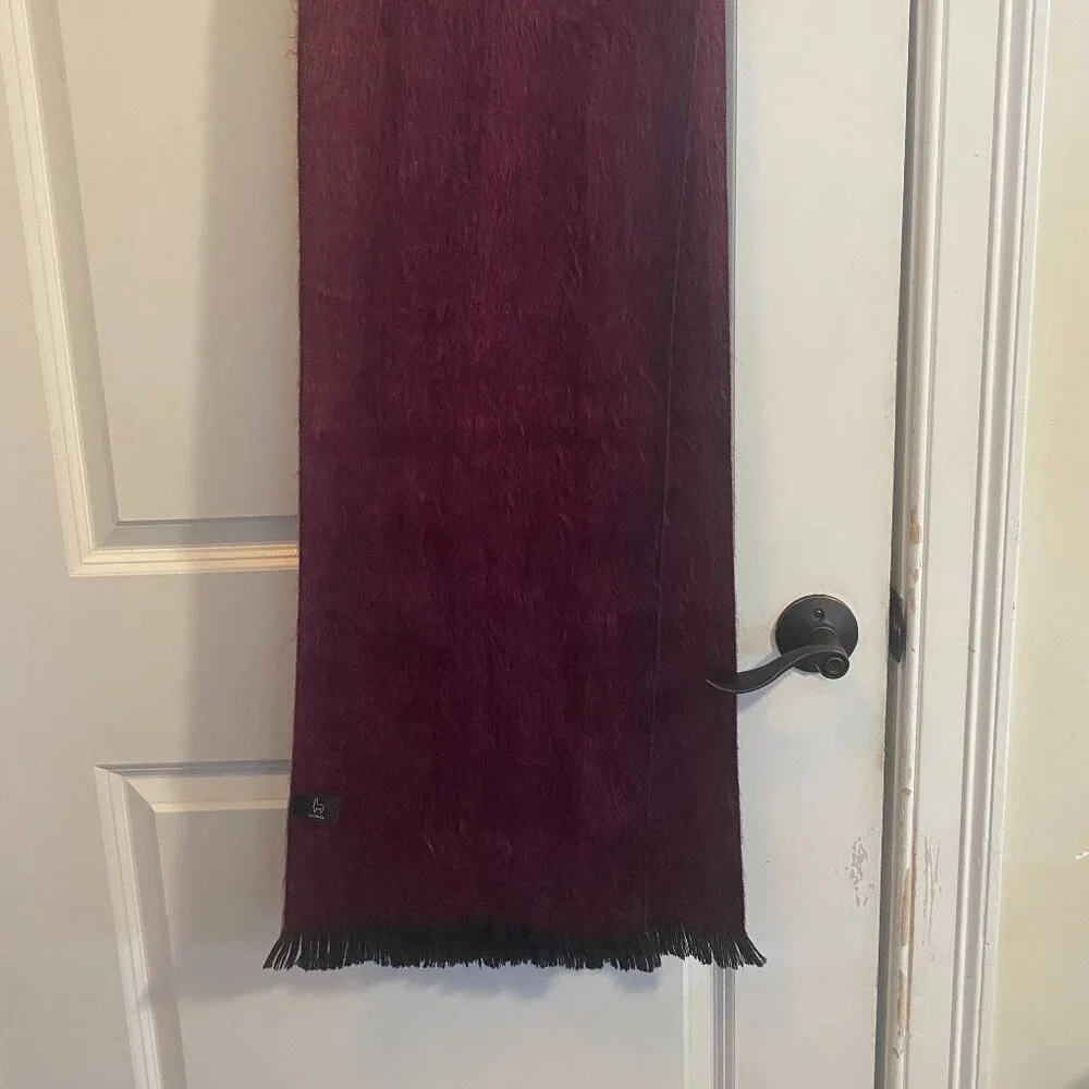 Shupaca Alpaca Scarf Deep Purple Rectangle Scarf Soft